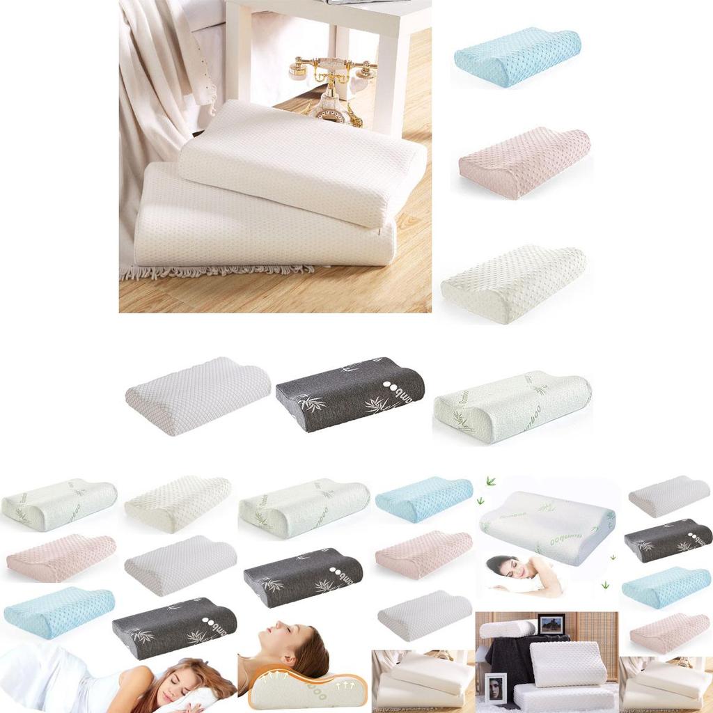 Skin Friendly Bamboo Memory Foam Pillow With Fine Workmanship For Superior Comfort