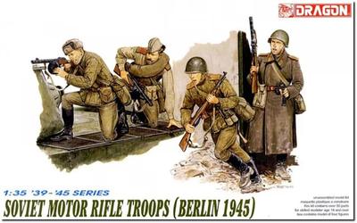 Platz Dragon WW2 Soviet Motorized Sniper Berlin 1945 Plastic Model DR6019 1/35 (Man)