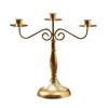 Vintage Iron Art Candle Holder Decoration Detachable 3/5-Arm Candlestick Home Office Living Room Metal Taper Candle Stand Table Centerpiece Ornament