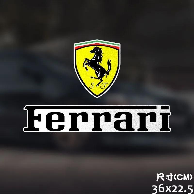 Personalized Reflective Car Body Sticker Racing Decorative Decal For Ferrari F430 Stradale Roma 488 Spider SF90 F80 Competizione JB1