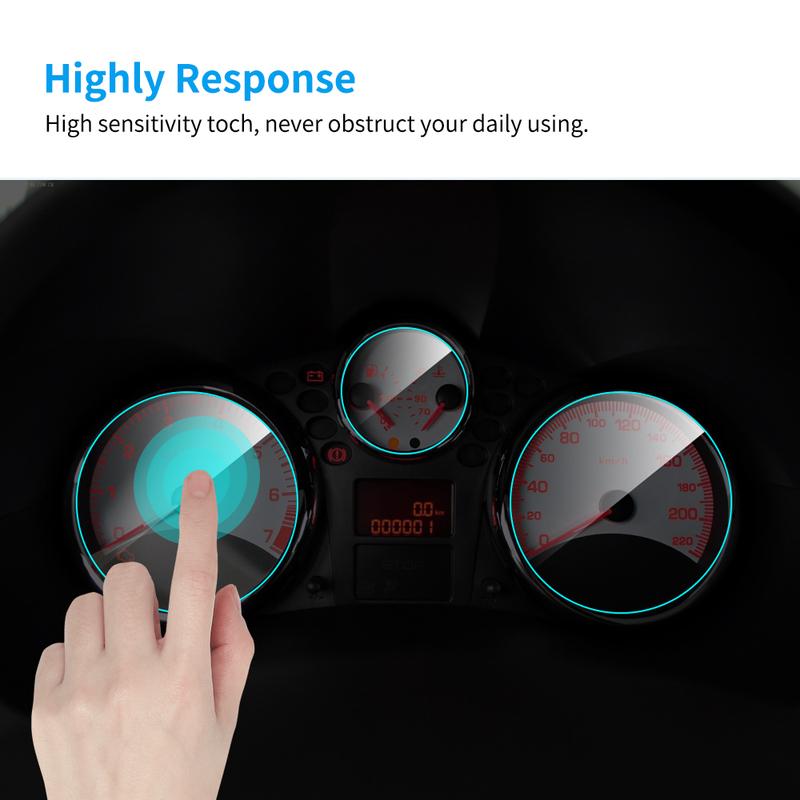 Car trument Panel Screen Protector Interior Protective Film Auto Accessories For Peugeot 207 308 408 508 2008 3008 5008