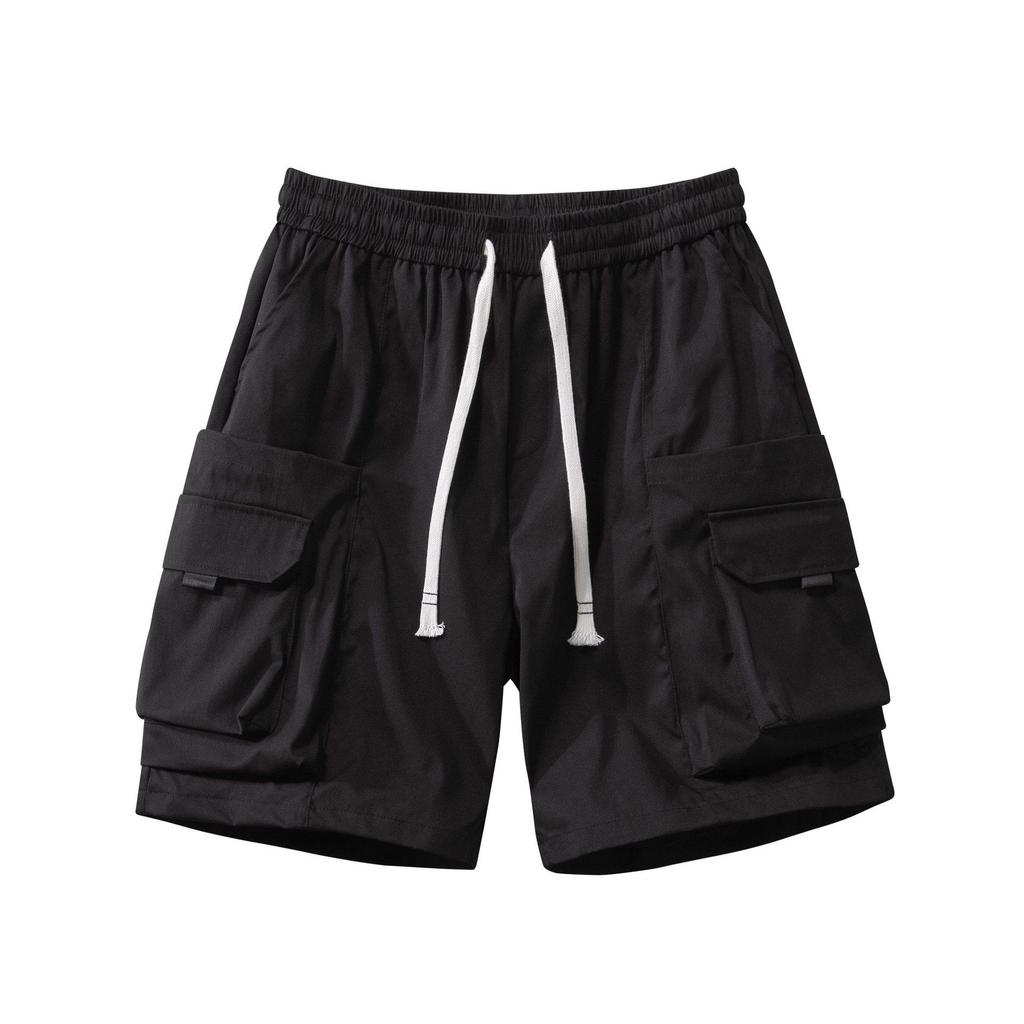 Men's Summer Cavalry Fabric Multi-Pocket Loose Casual Shorts