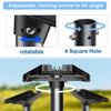 For V3 For Starlink Standard Dish Rotatable Roof Mounting Kit For Starlink Gen3 360 Short Wall Pole Bracket