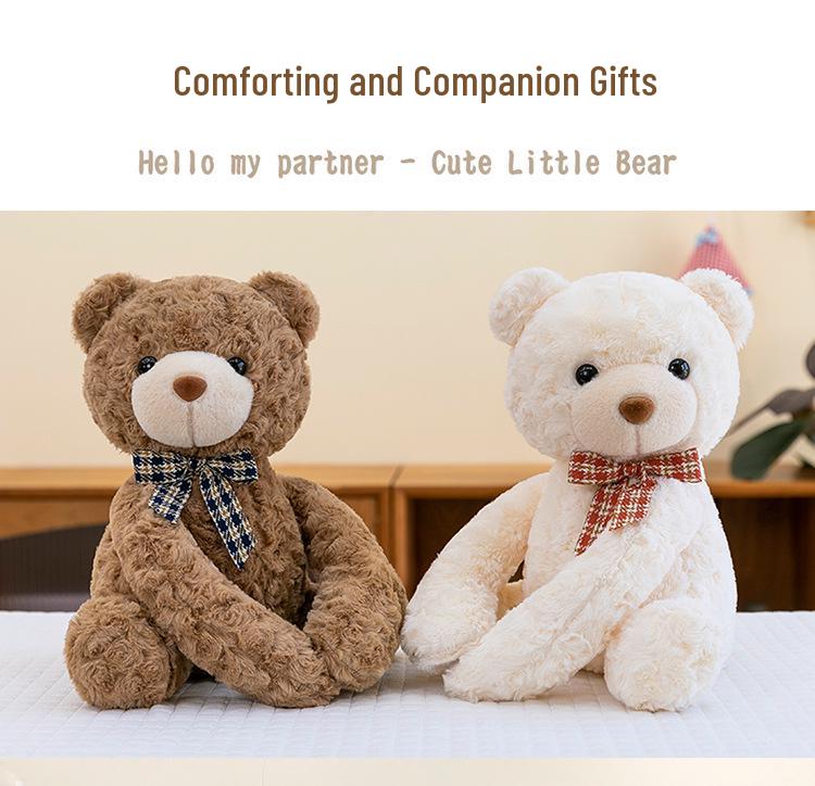 Little Bear Series Plush Toy: Teddy Bear Hugging Doll & Kids' Sleep Pillow