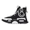 Li Ning Reburn Vintage Basketball Shoes Unisex High top Black/White AGBN052-3
