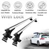 54" Universal Car Top Roof Rack Cross Tube Bar Cargo Luggage Carrier Rack Silver