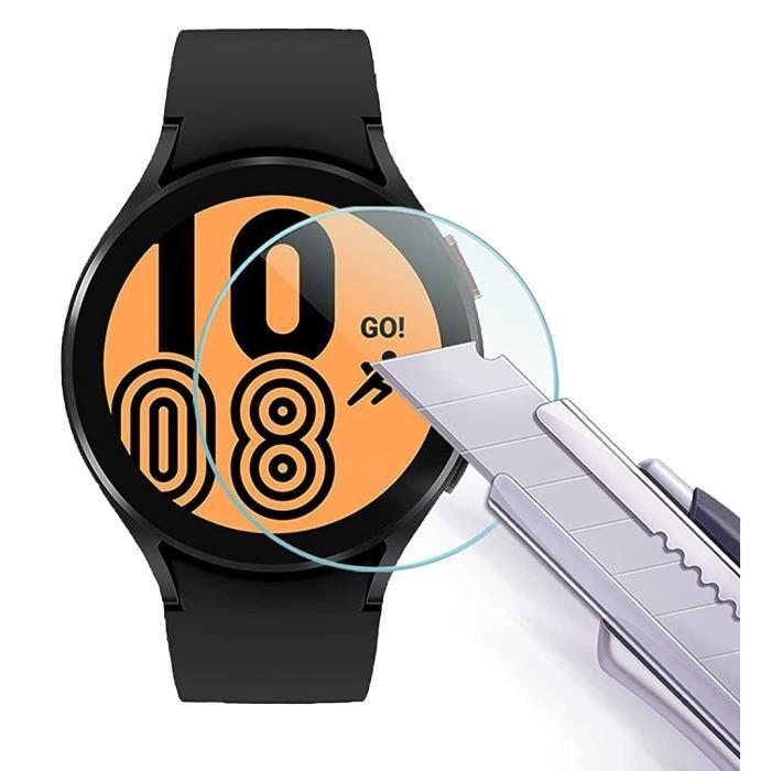 Gehärtetes Glas für Samsung Galaxy Watch 5 Watch 4 44mm [2er-Pack] Displayschutzfolie Uhr Kratzfest Phonillico®