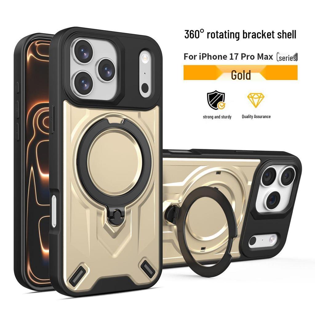 iPhone 17 Pro Max Drop-Proof Case with Magnetic Bracket - Diji Apple 17