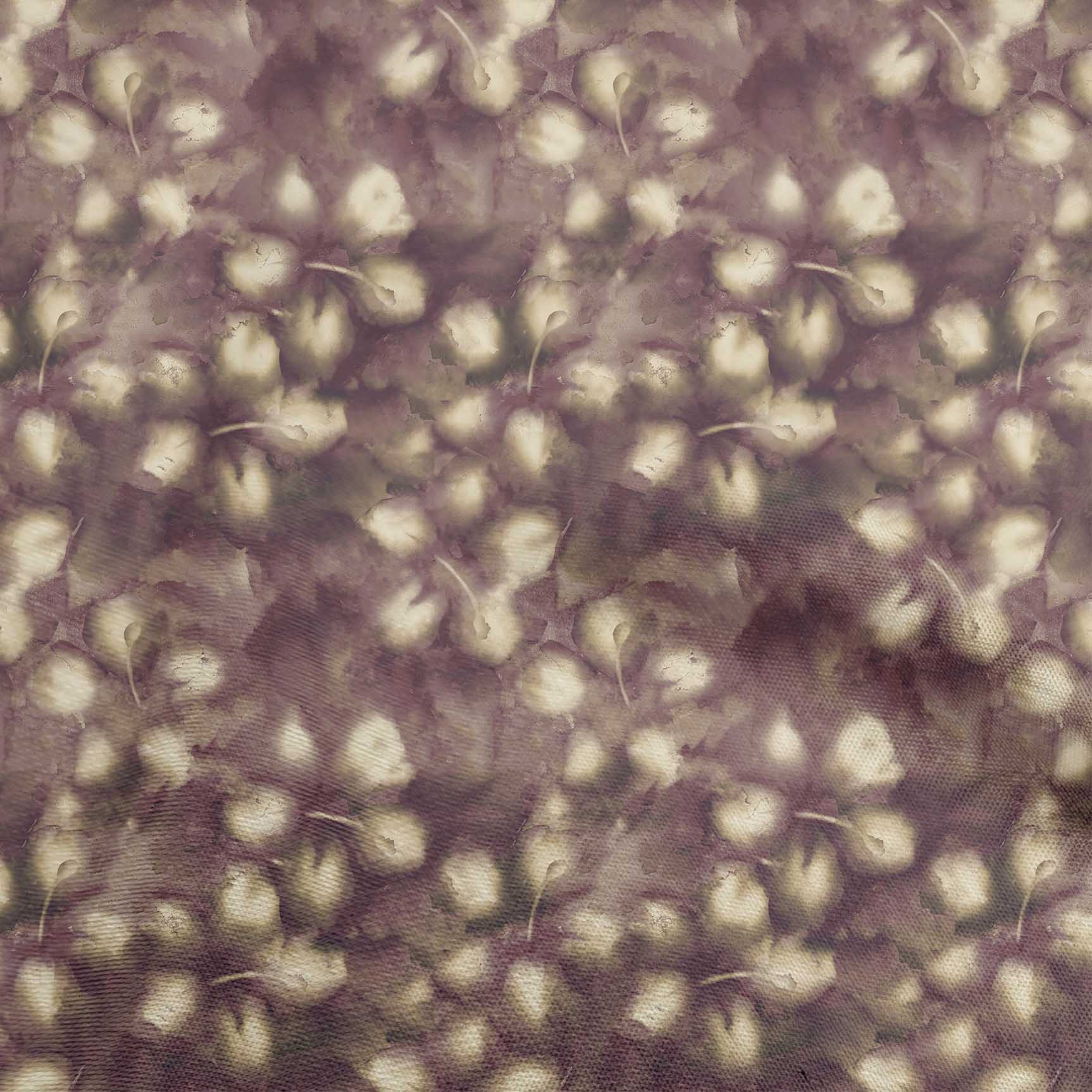 

oneOone Бавовняний поплін, коричнева тканина, абстрактні квіткові вироби для стьобання, швейна тканина з принтом у дворі, 42 дюйми 42 Inch Wide - Viscose Chiffon винний