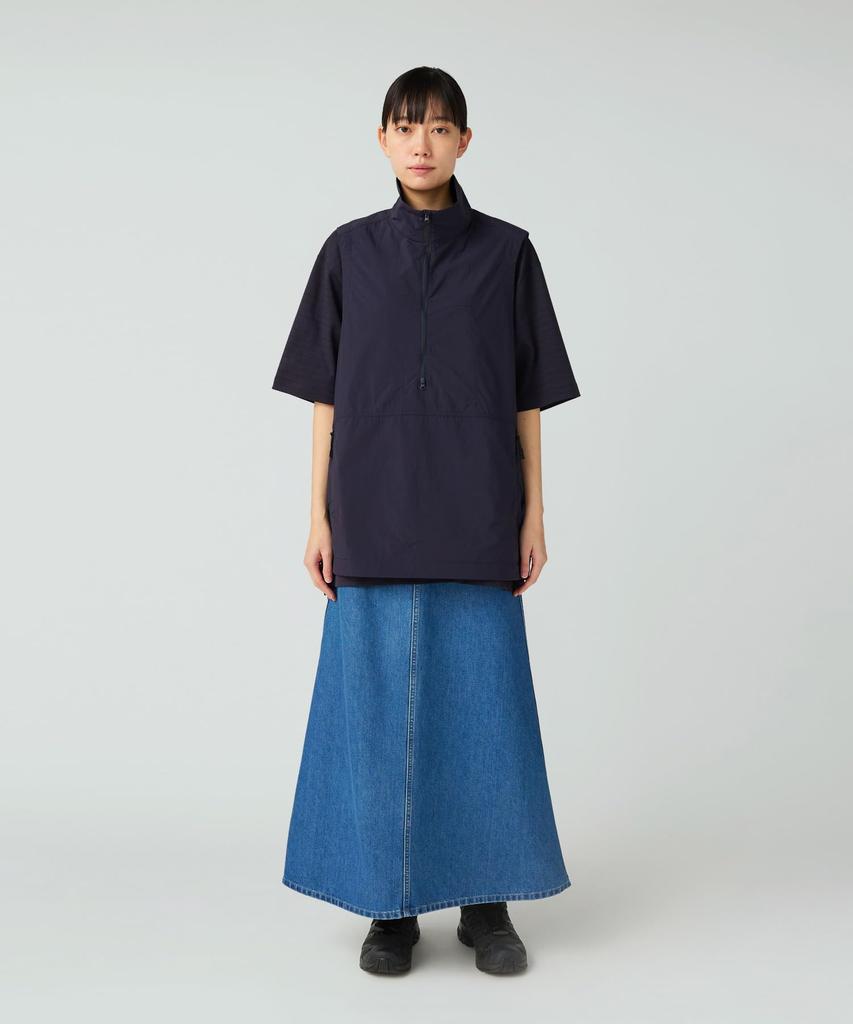 Snow Peak Nylon Tussah Utility Storage Vest and Size M JK-25AU009, Men's Women's, Navy,