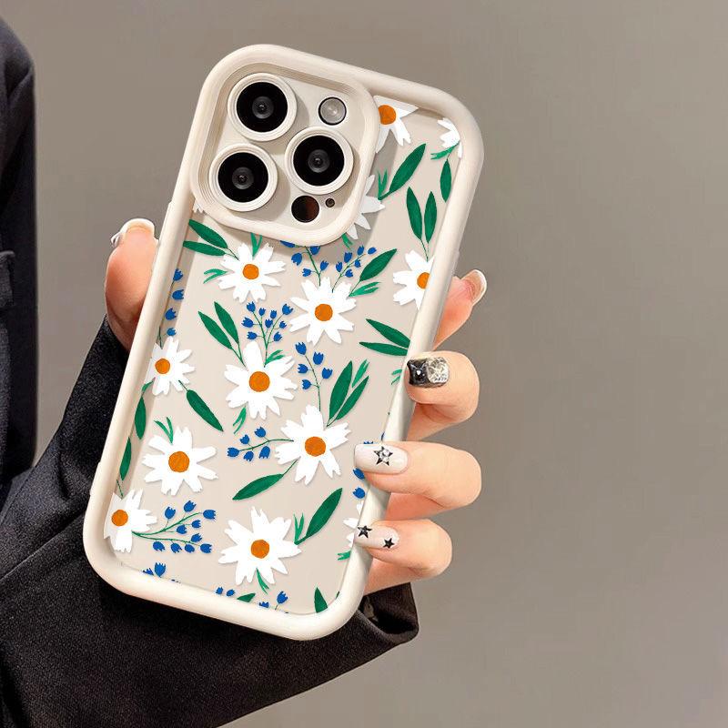 White Flower for iPhone17ProMax Phone Case 14 Apple 13 Matte 12/15 Premium 11 Soft Case