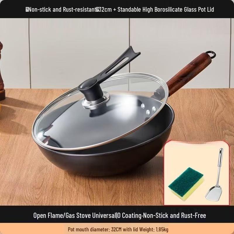 Zhishi Traditional Forged Iron Wok