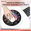 EXCO Music Theory Cheat Sheet Mouse Pad Round Circle of Fifths Shortcuts Mousepad Small for Piano Musician Stitched Edge Mat