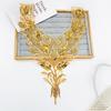 Embroidered 3D Sequin Collar Handmade Lace Fabric Applique  DIY Sewing
