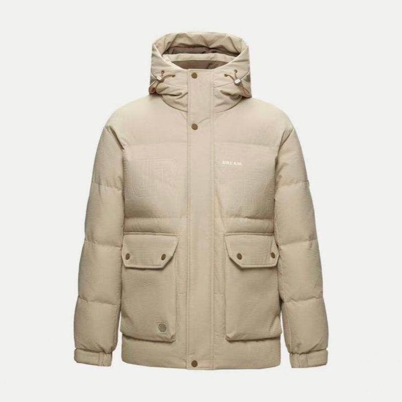 

HY903 Teflon-Coated White Goose Down Jacket, 680 Fill Power, Hooded, Three-Proof Fabric. 175