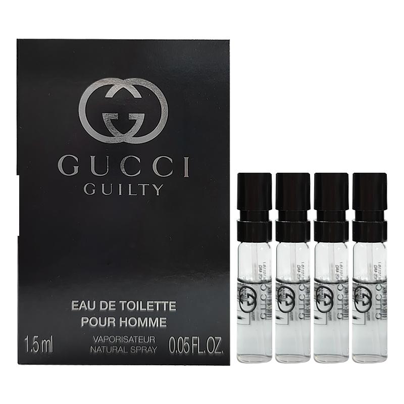 

Gucci Guilty Pour Homme Eau De Toilette Travel Size Sample 1.5ml*4
