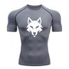 Men's Compression Athletic T-Shirt, Quick Dry Breathable Wol