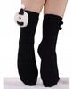 CHILDREN' SOCKS RIBBED SOCKS Face Hat BLACK One Size Ł012J