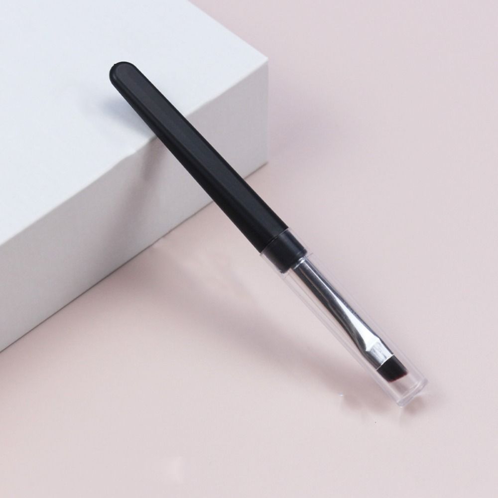 Makeup Accessories with Dust Cover Lip Brush Eyeliner Brush Eyebrows Eyelashes Brush Makeup Tool