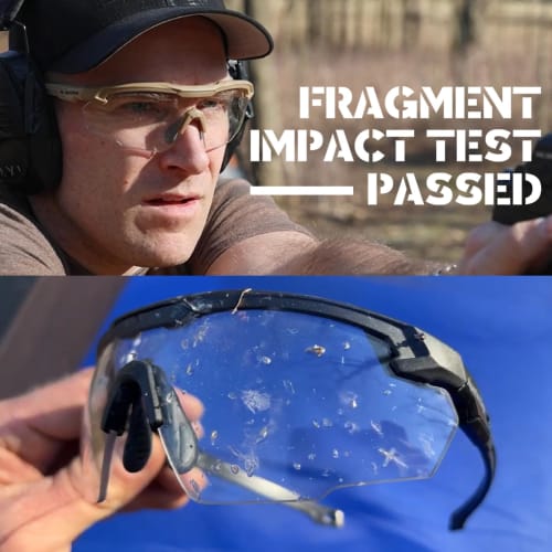 HTS HUNTERSKY Anti-Fog Tactical Shooting Glasses for Men, S57 Military Eye Professional Ballistic Safety Glasses for Shooting Eye Protection