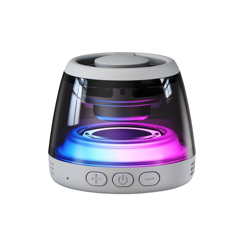 Magnetic Bluetooth Speaker Phone Stand with RGB Light and TWS Subwoofer for Outdoor Use