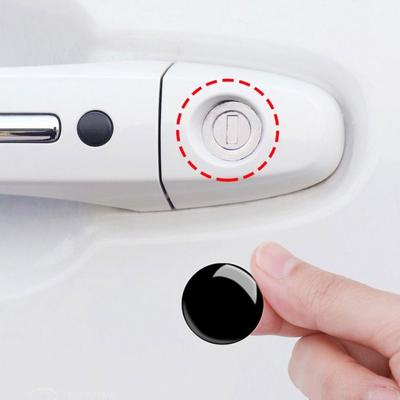4Pcs Car Door Keyhole Protection Stickers For Nissan X-trail T32 Rogue Qashqai J11 Teana Altima Murano Juke Almera