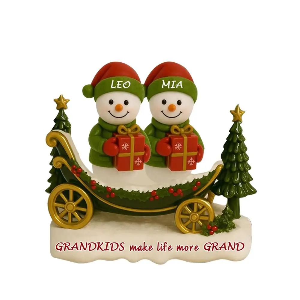 

Creative Snowman Party Festive Stickers Customisable Text Size & Quantity Decorative Stickers New Christmas Decorations For K6T1