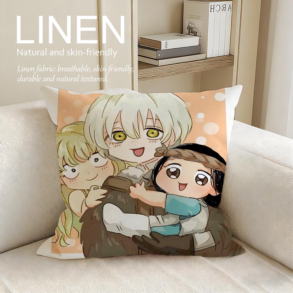 Anime To Your Eternity Cushion Cover Pillowcase Set Pcs x x Breathable Washable Sofa Cushion Cover
