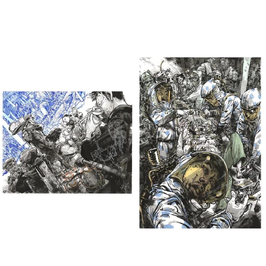 Książka z ilustracjami 2022 Kolekcja szkiców, Kim Jung Gi, wydanie angielskie