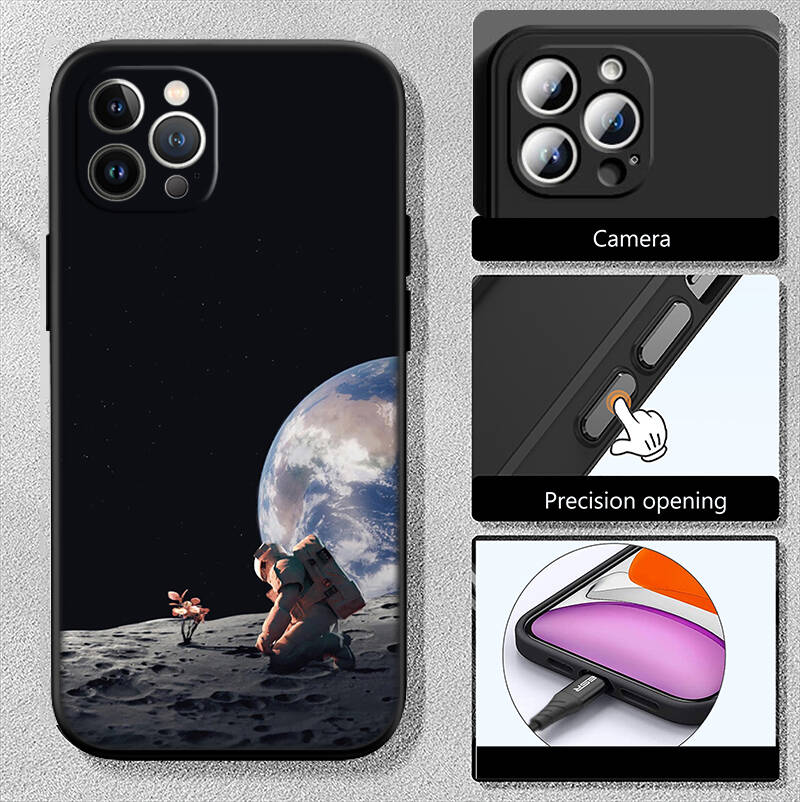 Astronaut Space Moon Phone Case for Xiaomi Poco C40 C51 C50 C55 C65 C71 C75 C85 F8 F7 F6 F5 F3 F2 X7 X6 X4 X3 M7 M6 M5 M4 M3 M2 Pro