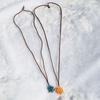 Trendy Cage Holder Necklace with Interchangeable Crystal Rope Pendant Fashionable Crystal Stone Accessory for Women