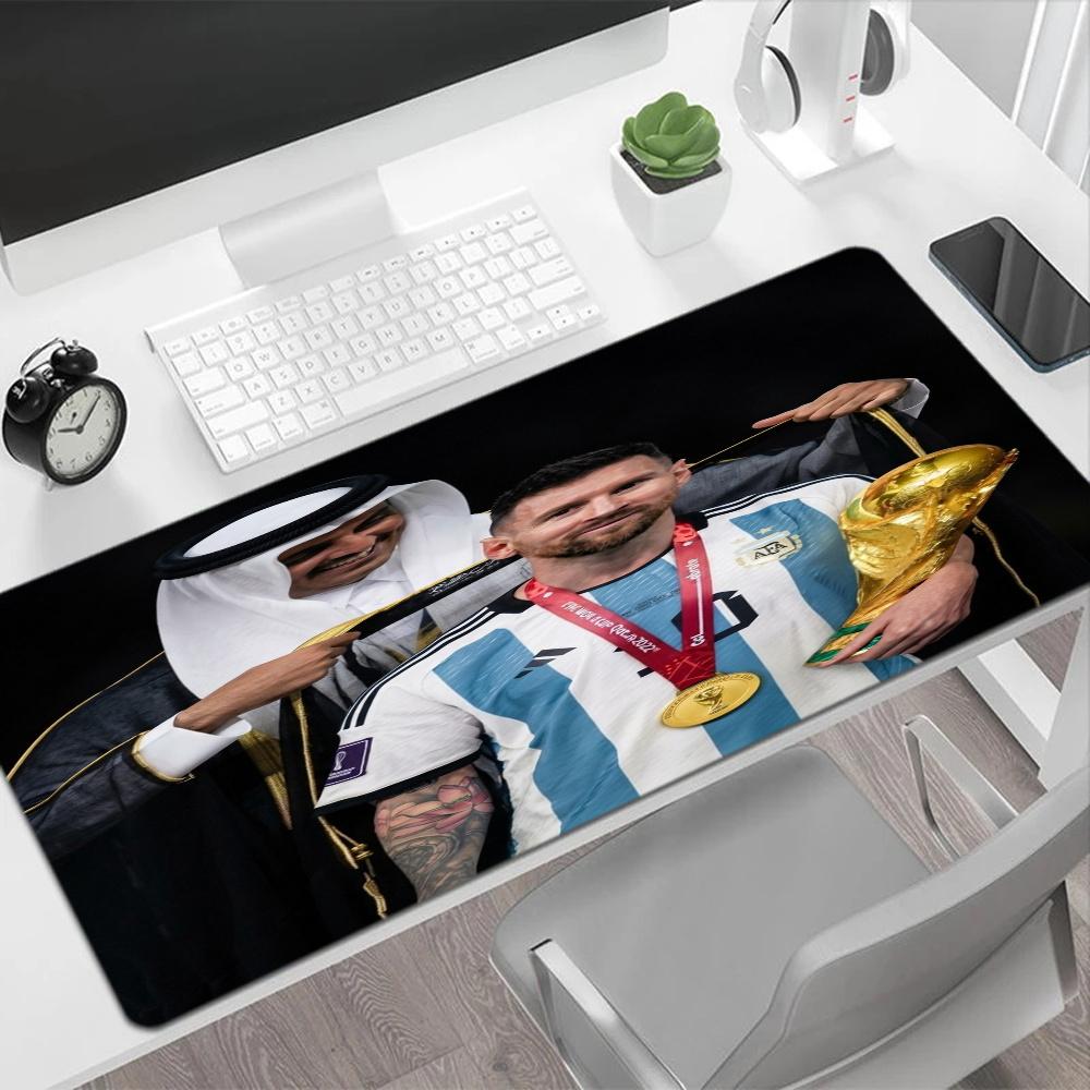 Lionel Messi Argentina World Cup Gaming Mouse Pad Desk Mat Hd Print Desk Pad Nonslip Rubber Bottom Perfect Gift For Gamers And Professionals