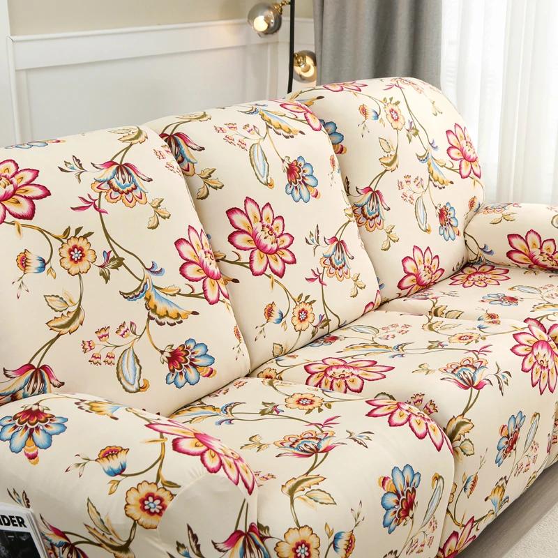 2/3 Seater Spandex Recliner Sofa Cover Stretch Couch Protector for Living Room Relax Lazy Boy Armchair Covers for Home Decor