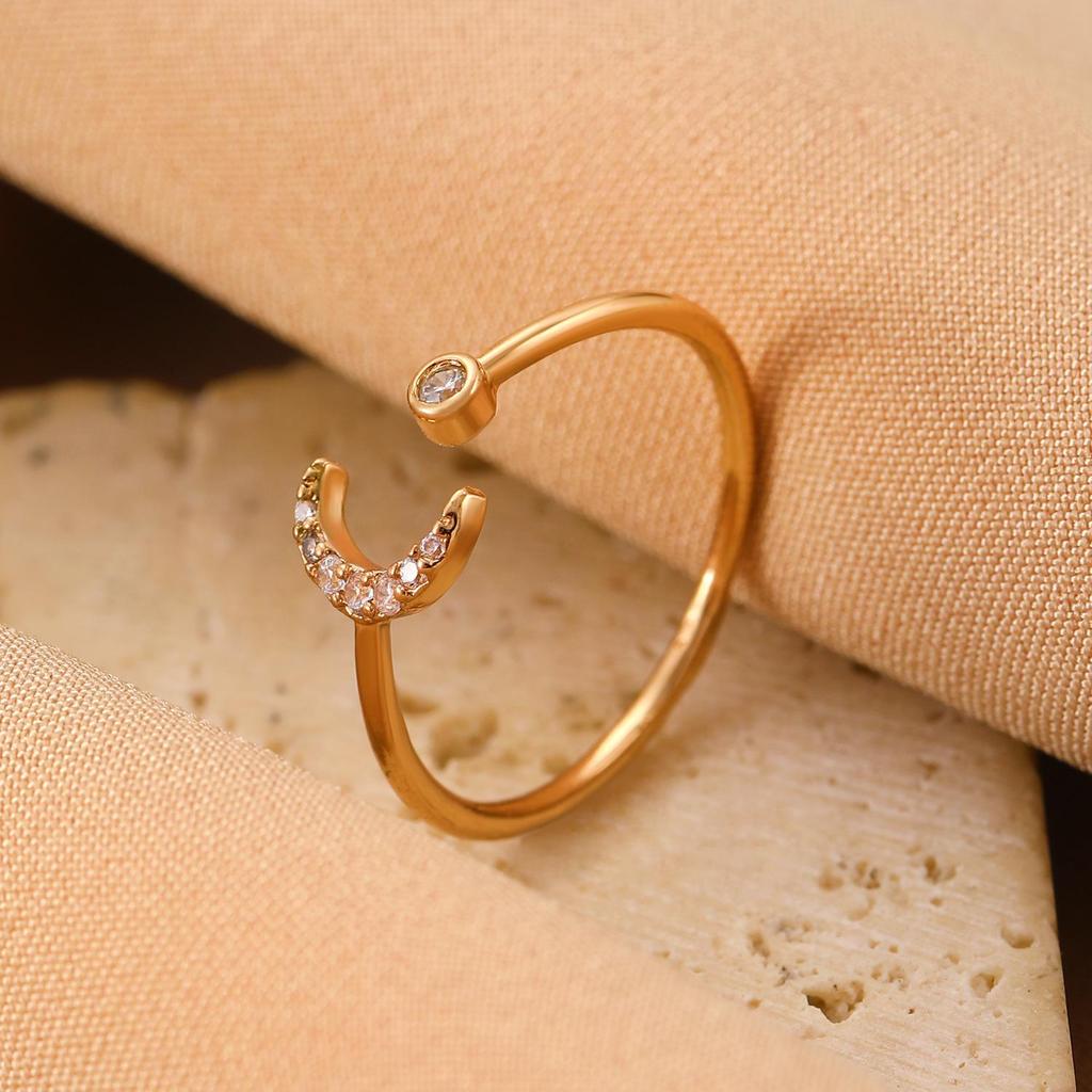 High-End Cross-Border Fashion Bow Ring for Women - European & American Style Open Index Finger Accessory