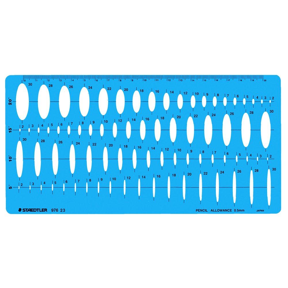 

Staedtler Шаблон Общая линейка-эллипс 1 лист 976 23