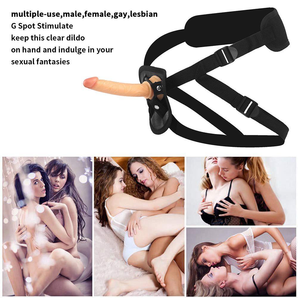Adjustable Dildo Realistic Strapon Toys for Adults Removable Dildo with Suction Cup Sex Toys for Women Lesbian