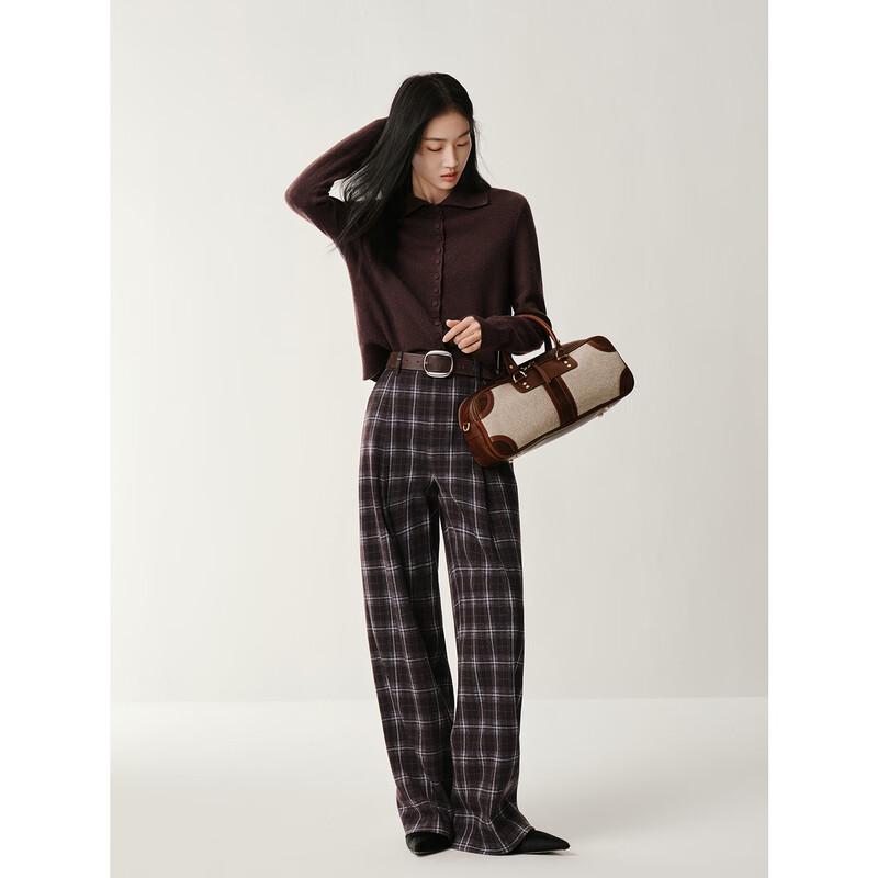 JIUZI ANNACO Women's Wool-Cashmere Blend Knit Cardigan
