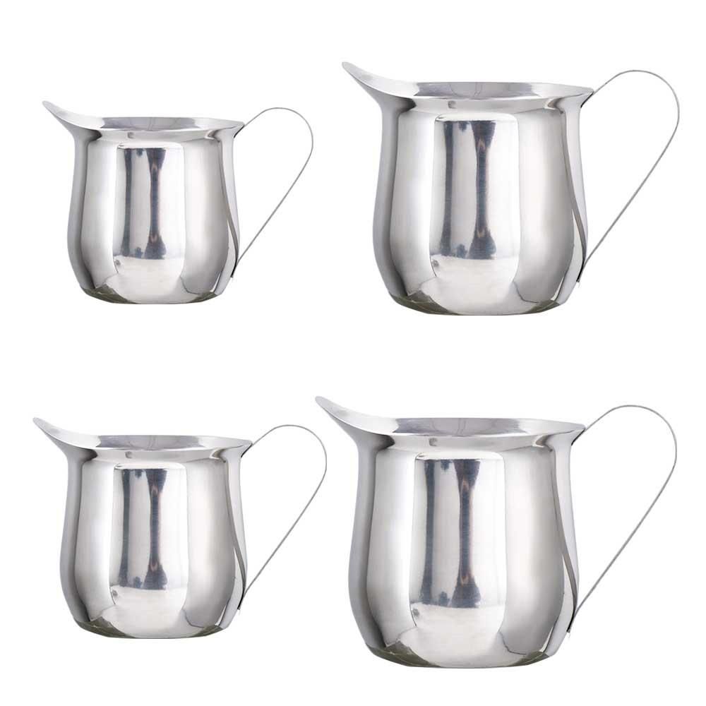 2/3/5/8oz Cappuccino Kitchen Latte Art Stainless Steel Steaming Pitcher Milk Frothing Pitcher Coffee Cup Mugs