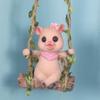 Adorable Pig Pot Hanger: Outdoor Garden Cartoon Animal Ornament for Planters, Courtyard Decor, and Flower Pots Resin Figurine.
