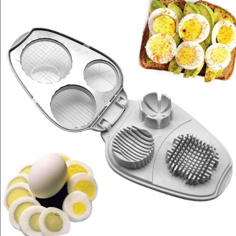 3-in-1 Multifunctional Egg and Fruit Slicer Tool