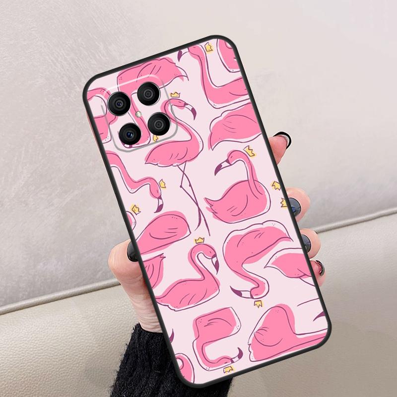 Pink Red Flamingo For Honor Magic 8 7 5 6 Lite Case For Honor 200 400 Pro X9d X9c X9b X9a X8c X8b 70 90 Win RT