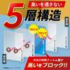 NIOGUARD NioGuard 100 Count of 200 Made In Garbage Bags for Food Nursing and Disaster and Small, (White / 2-pack Count) Japan, Odor-proof Waste,