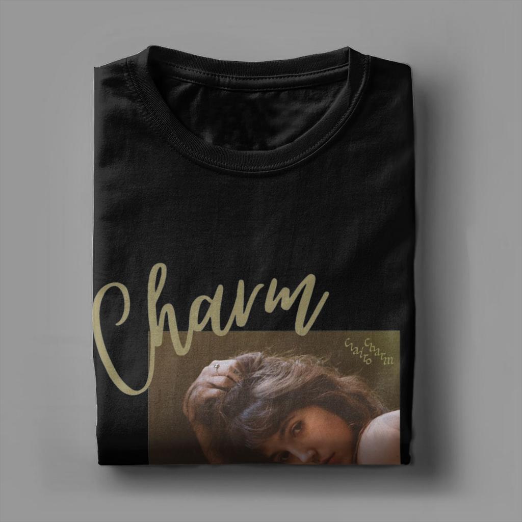 Men's Charm By Clairo Music T Shirt  100% Cotton Clothing Vintage Short Sleeve O Neck Tees Gift Idea T-Shirts
