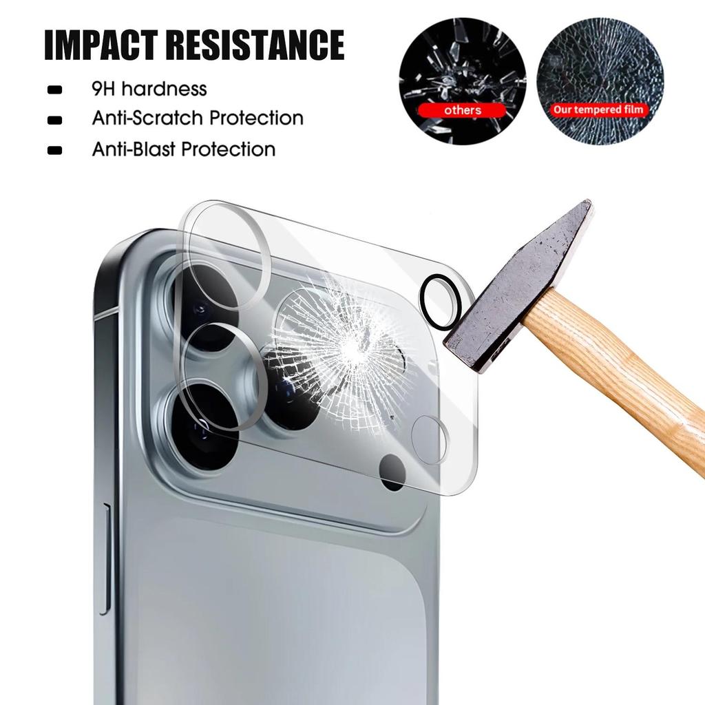 Ultra-Clear Camera Protectors Tempered Glass for IPhone 17 Air 17Pro 17pm ProMax Hardness Camera Cover Lens Film for IPhone17 4