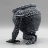 14cm Gioco Periferica vaso guerriero Alessandro vaso vaso fratello modello ornamenti in resina amuleto platino Modello Regalo Giocattoli collezione