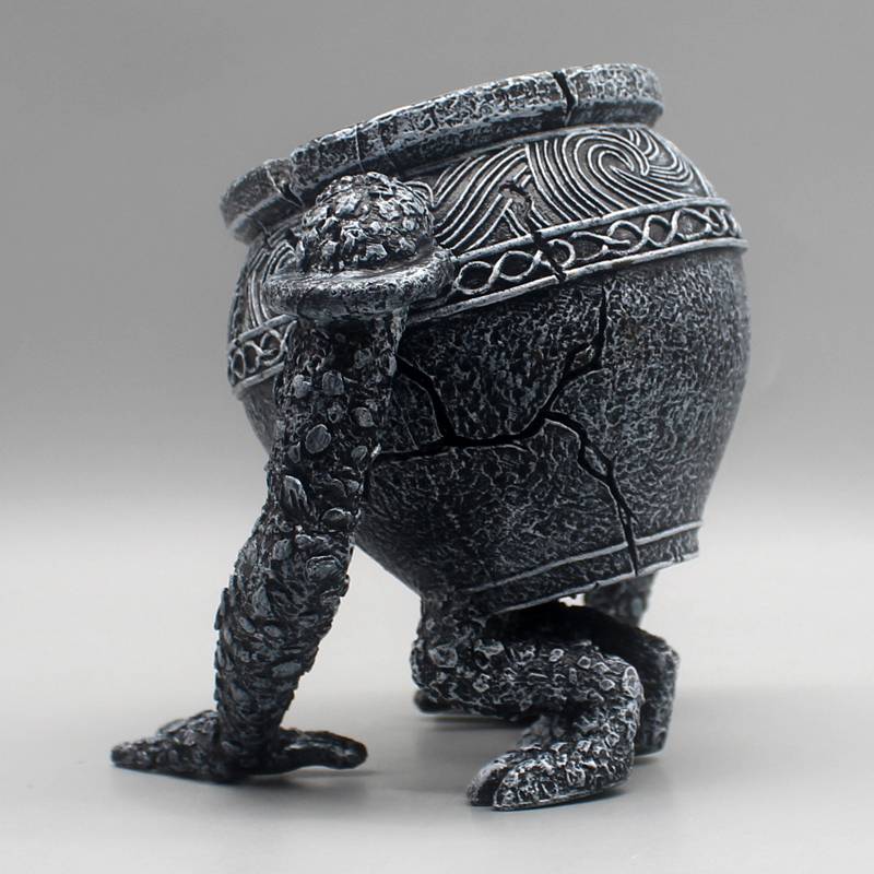 14cm Gioco Periferica vaso guerriero Alessandro vaso vaso fratello modello ornamenti in resina amuleto platino Modello Regalo Giocattoli collezione