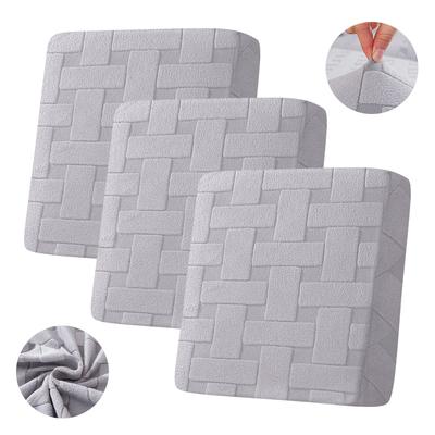 Lanmolife 1Pc Elastic Sofa Seat Cushion Cover Thick Sofa Seat Protector Removable Cleaning Combination Sofa Covers