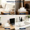 Tabletop Napkin Holder in Clear Acrylic with Visible Storage, Wipe-Clean Care, and Open Access for Kitchens, Bars, Hotels, and Cafes