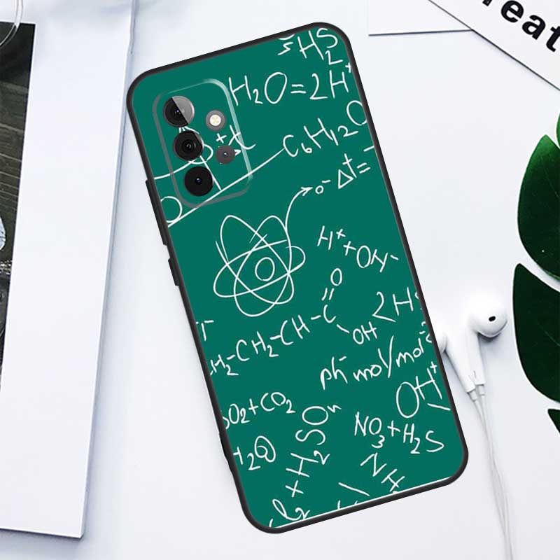 Biology and Chemistry For Samsung Galaxy A34 A54 A14 A55 A35 A15 A53 A33 A13 A05 A06 A16 A22 A32 A52 Phone Case