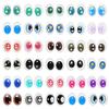 50pcs Multistyles Simulation Doll Glass Eyeballs Crystal Dolls Makeup Accessories